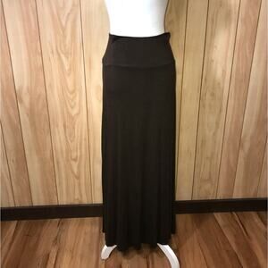 Azules High Waist Soft Stretch A-Line Maxi Skirt XL